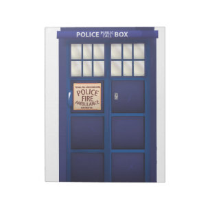 British Police Box Notizblock