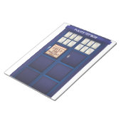 British Police Box Notizblock (angewinkelt)