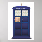British Police Box Poster (Vorne)