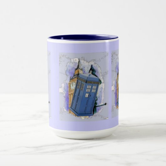 British Police Call Box Tasse (Zentrum)