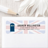 British Police Call Box UK Flag | RÜCKSENDEADRESSE (Insitu)