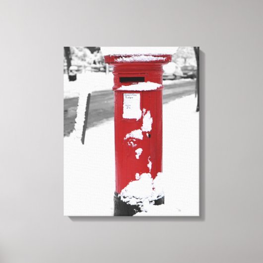 British Post Box Leinwanddruck (Vorderseite)