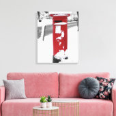 British Post Box Leinwanddruck (Insitu (Wohnzimmer))