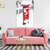 British Post Box Leinwanddruck (Insitu (Wohnzimmer))