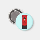 British Post Box Magnet (Vorderseite/Rückseite)