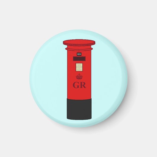 British Post Box Magnet (Vorne)