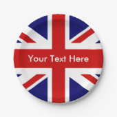 British Pub Union Jack Pappteller (Vorderseite)
