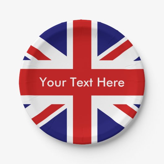 British Pub Union Jack Pappteller (Vorderseite)