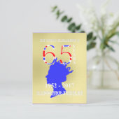 British Queen Elizabeth II Sapphire Jubilee Postkarte (Stehend Vorderseite)