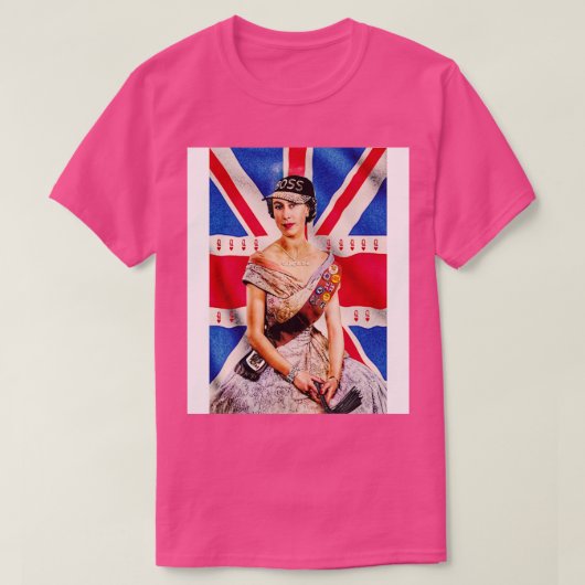 British Queens Platinum Jubilee - Ehrung der Eli T-Shirt (Design vorne)