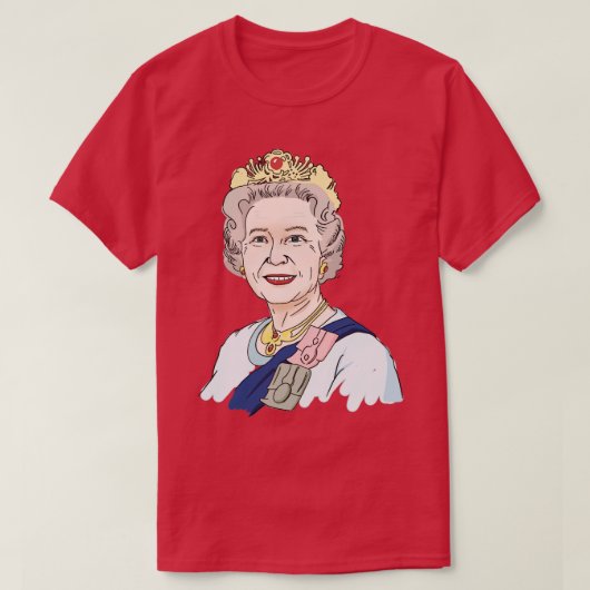 British Queens Platinum Jubilee - Ehrung der Eli T-Shirt (Design vorne)