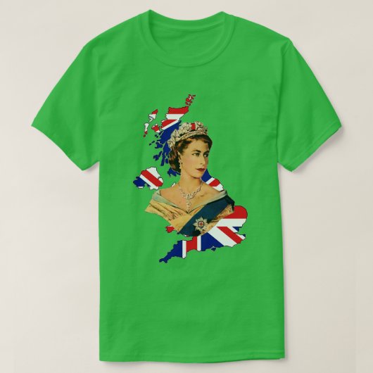 British Queens Platinum Jubilee - Ehrung der Eli T-Shirt (Design vorne)