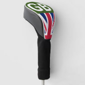 British Racing Green Golf Headcover (angewinkelt)