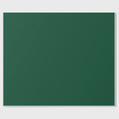 British Racing Green Solid Color Geschenkpapier (Flach)