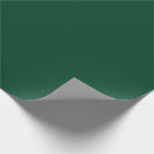 British Racing Green Solid Color Geschenkpapier (Ecke)