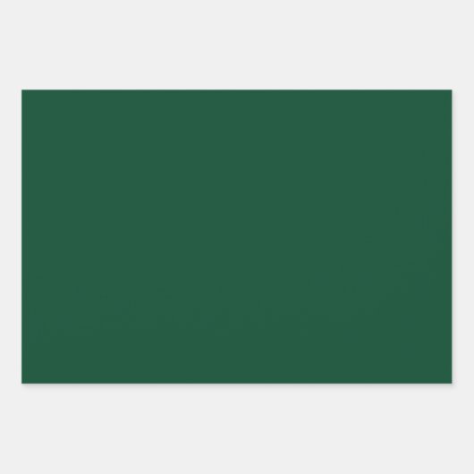 British Racing Green Solid Color Geschenkpapier Set (Vorderseite 2)