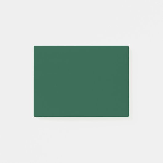 British Racing Green Solid Color Post-it Klebezettel (Vorderseite)