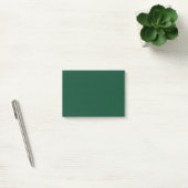 British Racing Green Solid Color Post-it Klebezettel (Büro)