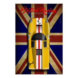 British Racing Lola T70 MKIII No.2 Poster