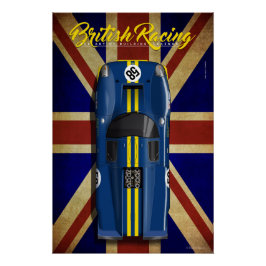 British Racing Lola T70 MKIII No.58 Poster