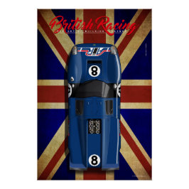 British Racing Lola T70 MKIII No.8 Poster