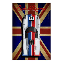 British Racing Lola T70 MKIIIB No.14 Valvoline Poster