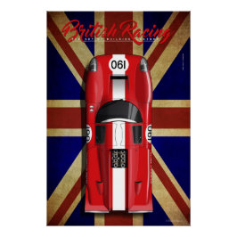 British Racing Lola T70 MKIIIB No.190 Poster