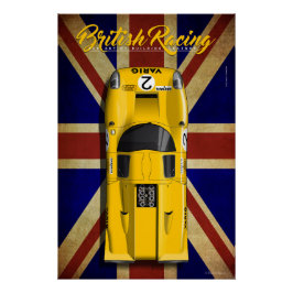 British Racing Lola T70 MKIIIB No.2 Poster