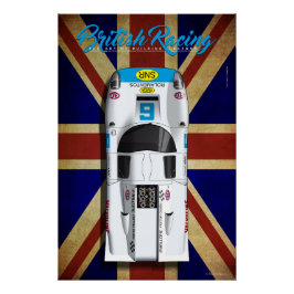 British Racing Lola T70 MKIIIB No.6 Poster