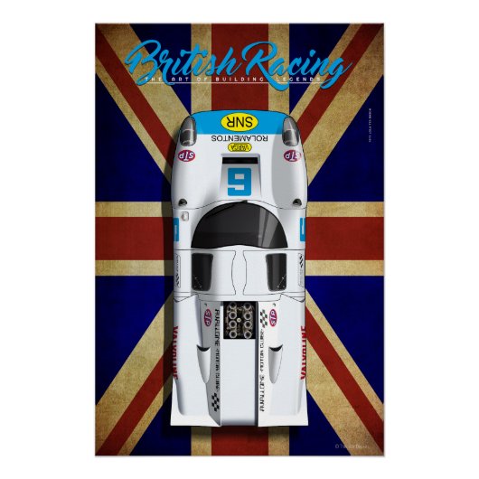 British Racing Lola T70 MKIIIB No.6 Poster (Vorderseite)