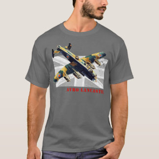 British RAF Avro Lancaster Bomber WW2 Aircraft T-Shirt