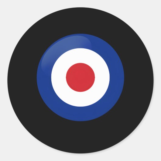 British Raf Mod Bullseye Symbol Roundel Target Runder Aufkleber (Vorderseite)