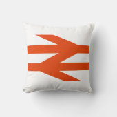 British Rail Double Arrow Logo Kissen (Vorderseite)