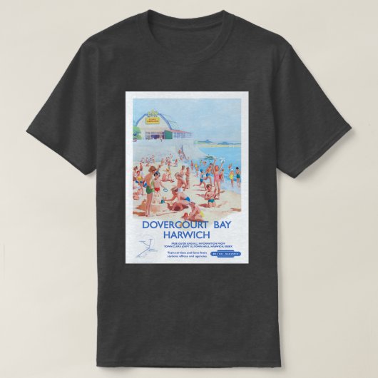 British Rail Harwich und Dovercourt in den 1960er T-Shirt (Design vorne)