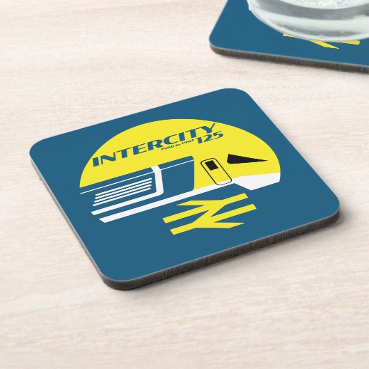 British Rail Intercity Classic Train Enthusiast Getränkeuntersetzer (Linke Seite)