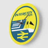 British Rail Intercity Classic Train Enthusiast Große Wanduhr (Winkel)