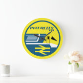 British Rail Intercity Classic Train Enthusiast Große Wanduhr (Zuhause)