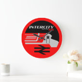 British Rail Intercity Classic Train Enthusiast Große Wanduhr (Zuhause)