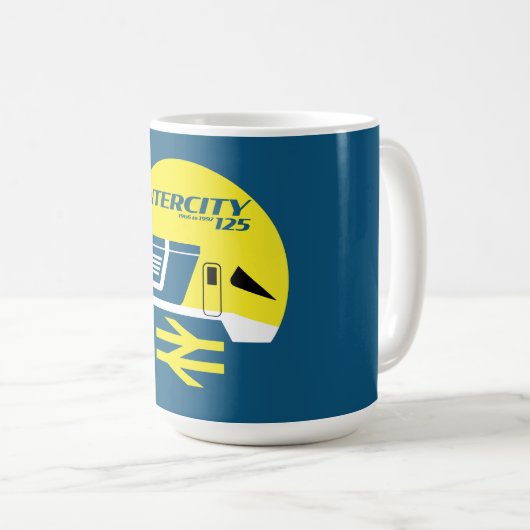 British Rail Intercity Classic Train Enthusiast Kaffeetasse (VorderseiteRechts)