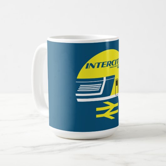 British Rail Intercity Classic Train Enthusiast Kaffeetasse (Vorderseite Links)