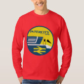 British Rail Intercity Classic Train Enthusiast T-Shirt (Vorderseite)