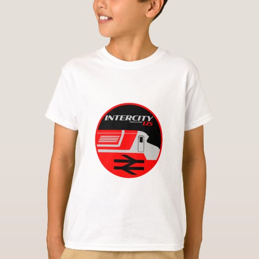 British Rail Intercity Classic Train Enthusiast T-Shirt (Vorderseite)