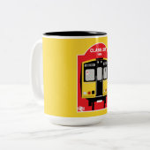 British Rail Train Geeks Zweifarbige Tasse (Vorderseite Links)