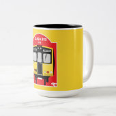 British Rail Train Geeks Zweifarbige Tasse (VorderseiteRechts)