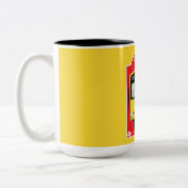 British Rail Train Geeks Zweifarbige Tasse (Links)