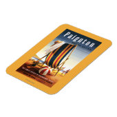 British Railways Beach Chair und Ball Poster Magnet (Linke Seite)