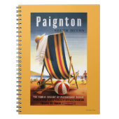 British Railways Beach Chair und Ball Poster Notizblock (Vorderseite)