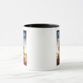 British Railways Beach Chair und Ball Poster Tasse (Zentrum)