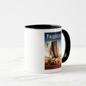 British Railways Beach Chair und Ball Poster Tasse (VorderseiteRechts)