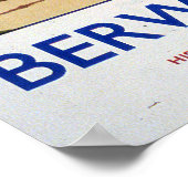 British Railways Berwick-upon-Tweed Poster (Ecke)